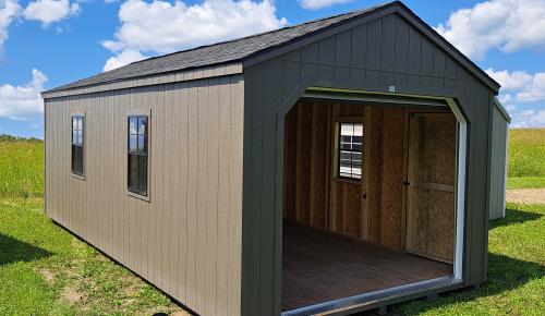 Daisy and 12x24 Garage By Better Way Sheds