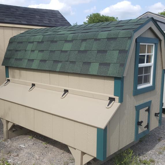 4x8 Dutch Style Chicken Coop 2499 Better Way Sheds