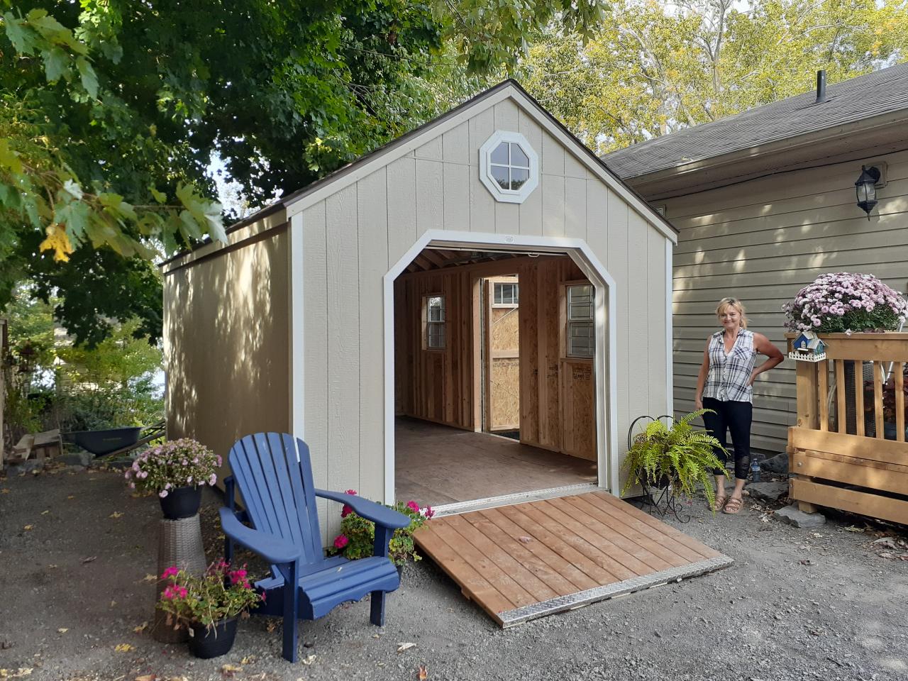 10x16 mini garage by Better Way Sheds