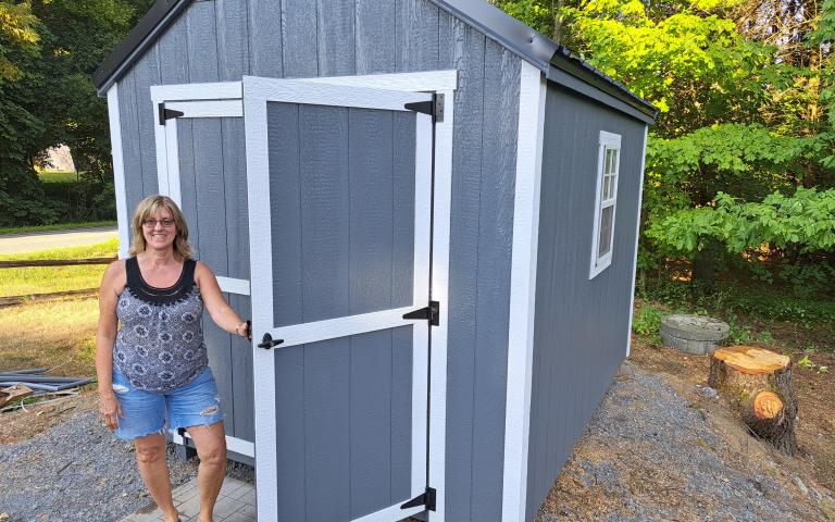 8x12 Cottage Shed with window Grafton